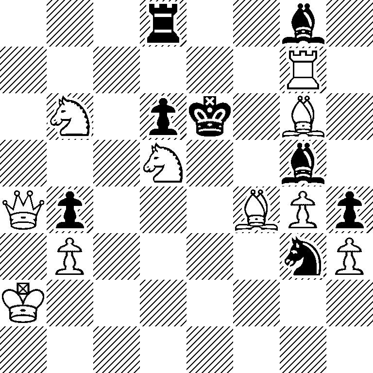 3r2b1/6R1/1N1pk1B1/3N2b1/Qp3BPp/1P4nP/K7/8