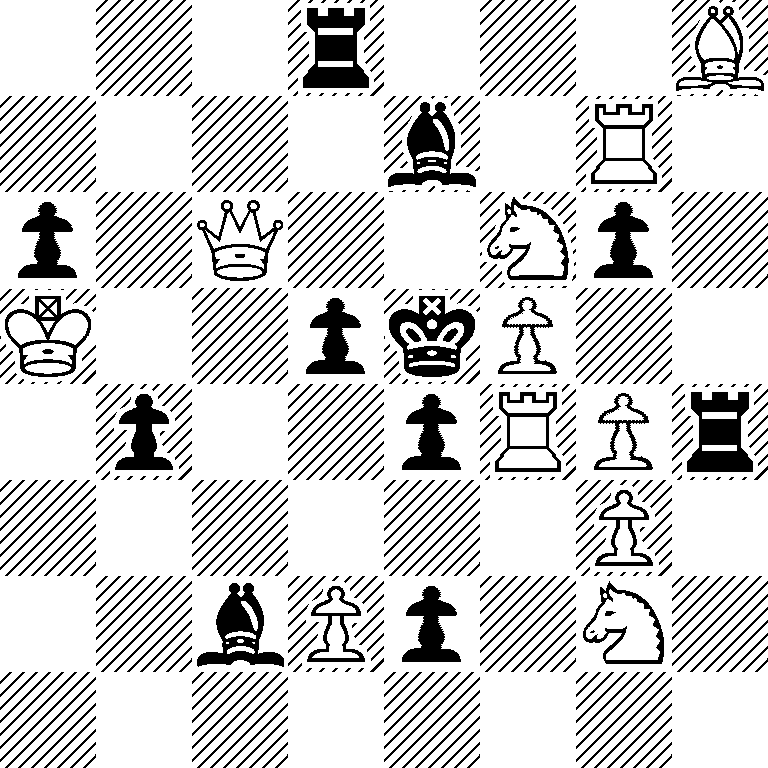 3r3B/4b1R1/p1Q2Np1/K2pkP2/1p2pRPr/6P1/2bPp1N1/8