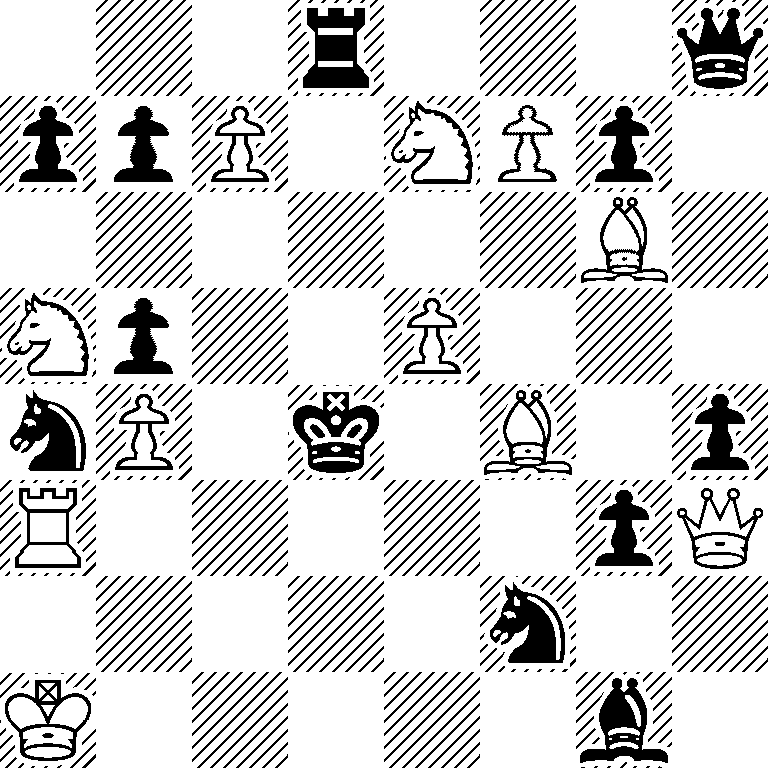 3r3q/ppP1NPp1/6B1/Np2P3/nP1k1B1p/R5pQ/5n2/K5b1