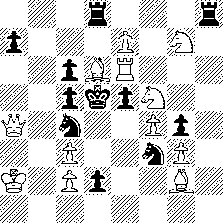 3r3r/p3P1N1/2pBR3/2pkpN2/Q1n2Pp1/2P2nP1/K1Pp2B1/8