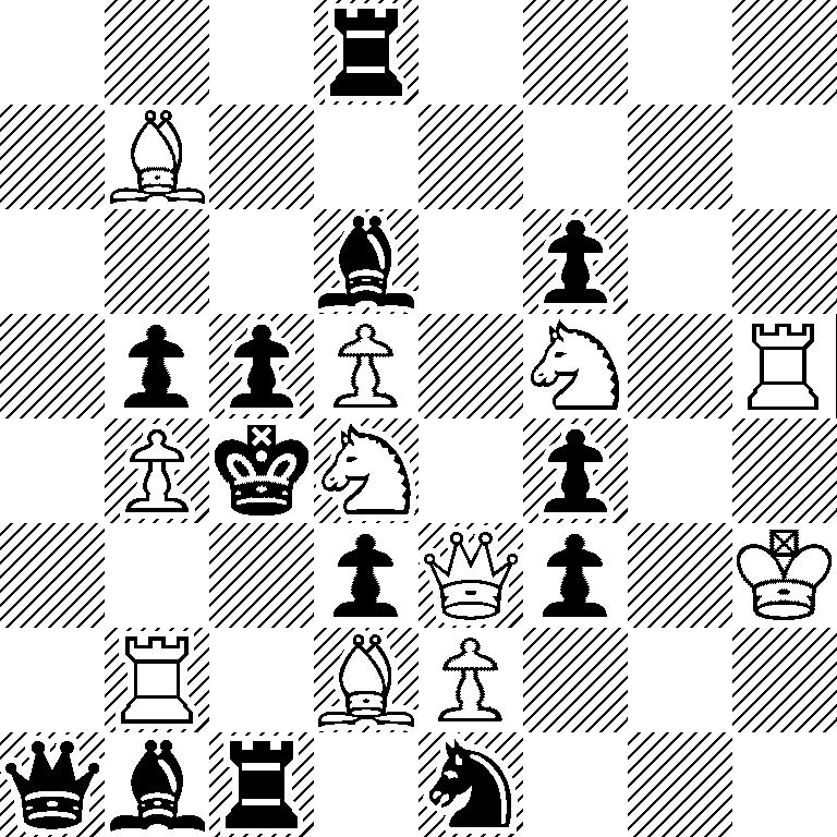 3r4/1B6/3b1p2/1ppP1N1R/1PkN1p2/3pQp1K/1R1BP3/qbr1n3