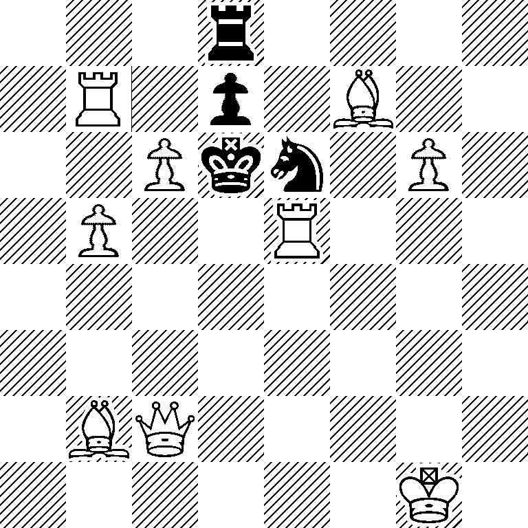 3r4/1R1p1B2/2Pkn1P1/1P2R3/8/8/1BQ5/6K1