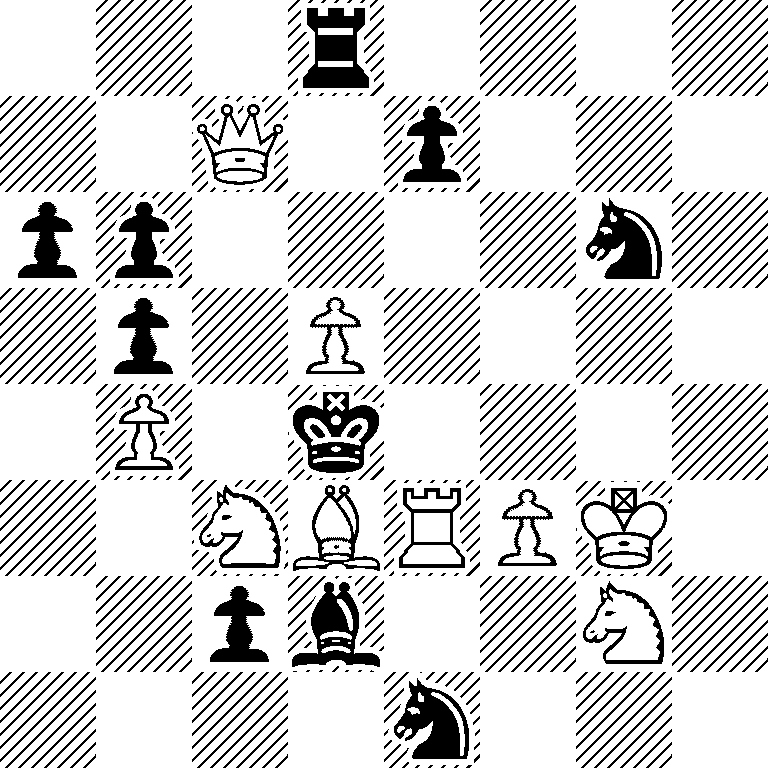 3r4/2Q1p3/pp4n1/1p1P4/1P1k4/2NBRPK1/2pb2N1/4n3