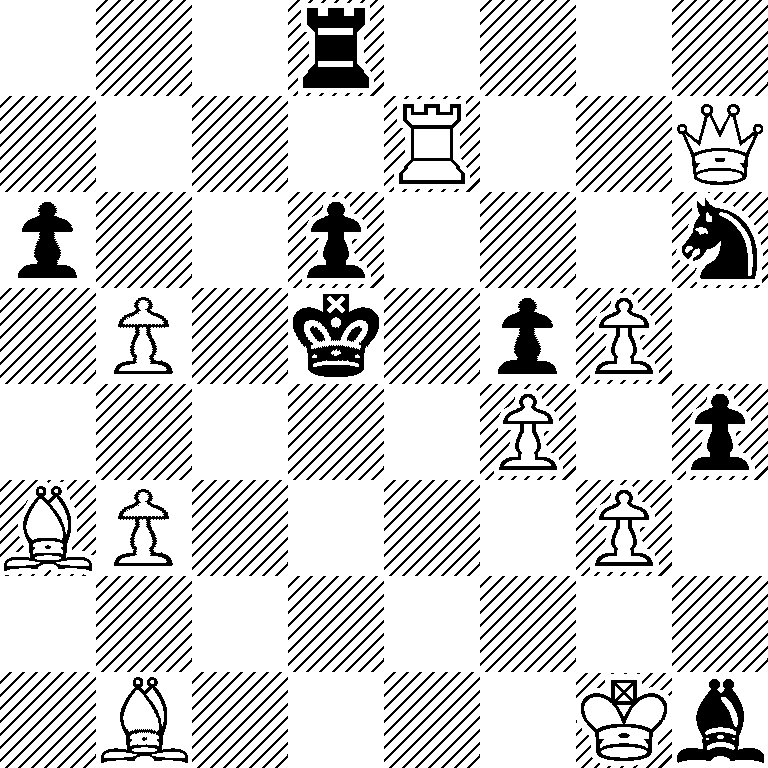 3r4/4R2Q/p2p3n/1P1k1pP1/5P1p/BP4P1/8/1B4Kb