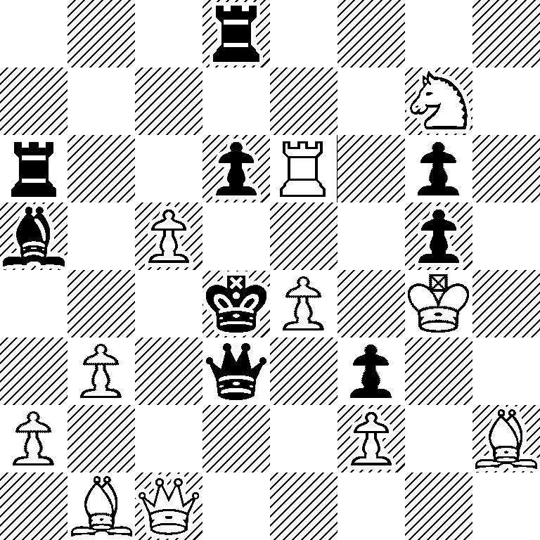 3r4/6N1/r2pR1p1/b1P3p1/3kP1K1/1P1q1p2/P4P1B/1BQ5