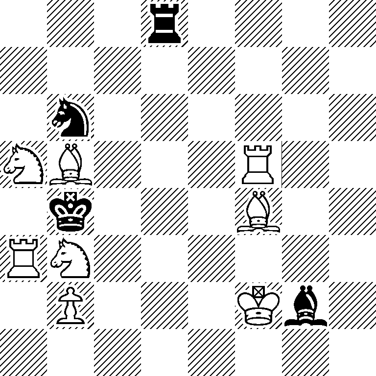 3r4/8/1n6/NB3R2/1k3B2/RN6/1P3Kb1/8