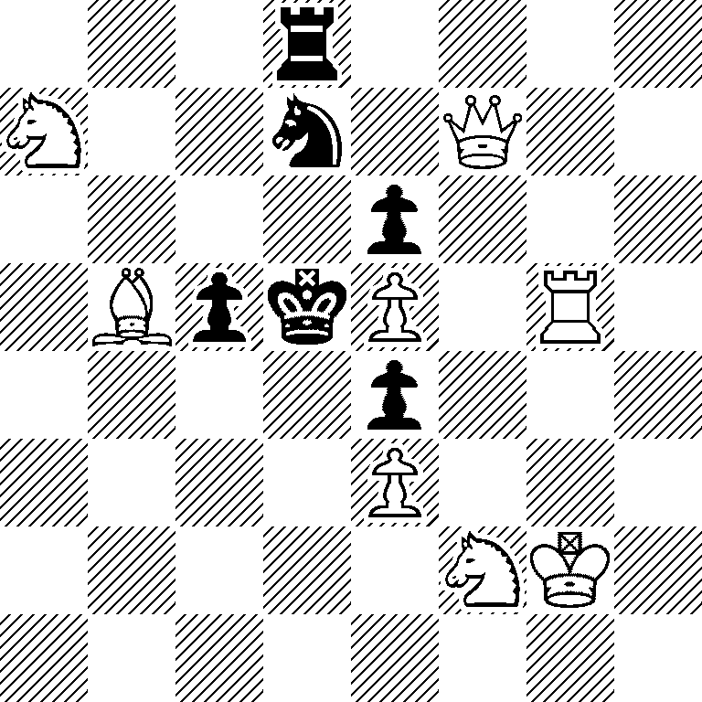 3r4/N2n1Q2/4p3/1BpkP1R1/4p3/4P3/5NK1/8