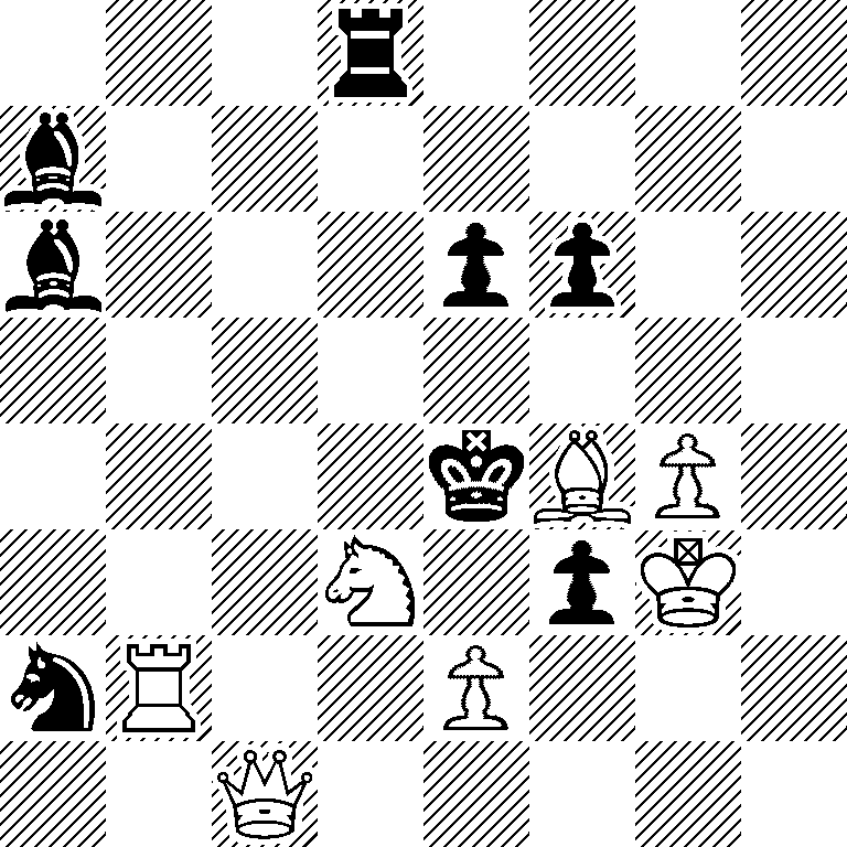 3r4/b7/b3pp2/8/4kBP1/3N1pK1/nR2P3/2Q5