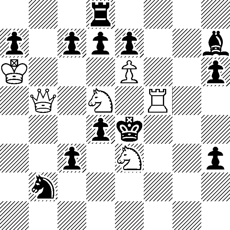 3r4/p1ppp2b/K3P2p/1Q1N1R2/3pk3/2p1N2p/1n6/8