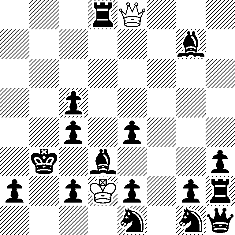 3rQ3/6b1/8/2p5/2p1p3/1k1b3p/p1pKp1pr/4s1sq