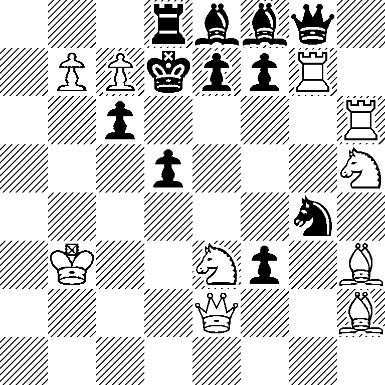 3rbbq1/1PPkppR1/2p4R/3p3N/6n1/1K2Np1B/4Q2B/8