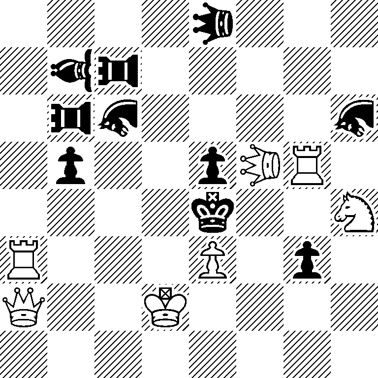 4*3q3/1*3b*3r5/1*3r*3s4*3s/1p2p*3QR1/4k2S/R3P1p1/Q2K4/8