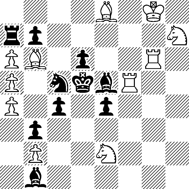 4B1K1/rp5N/PB1p2R1/P1nkbR2/P1p1p3/1p6/1P2N3/1b6