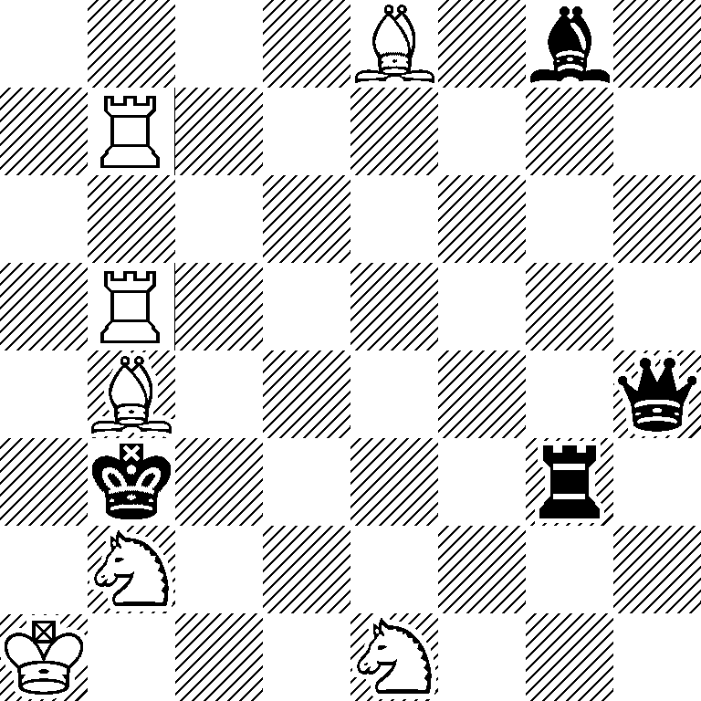 4B1b1/1R6/8/1R6/1B5q/1k4r1/1N6/K3N3