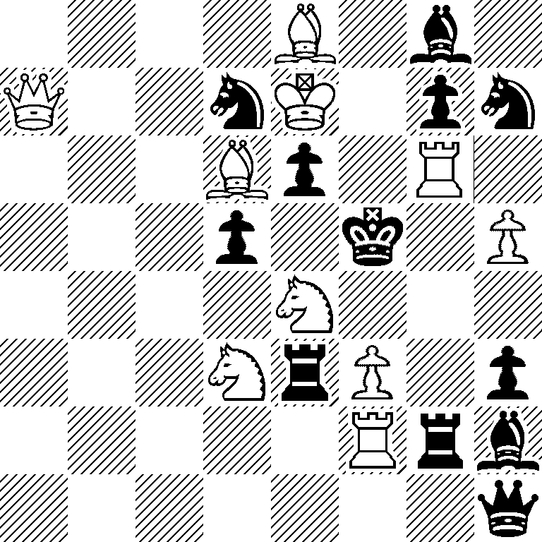 4B1b1/Q2nK1pn/3Bp1R1/3p1k1P/4N3/3NrP1p/5Rrb/7q