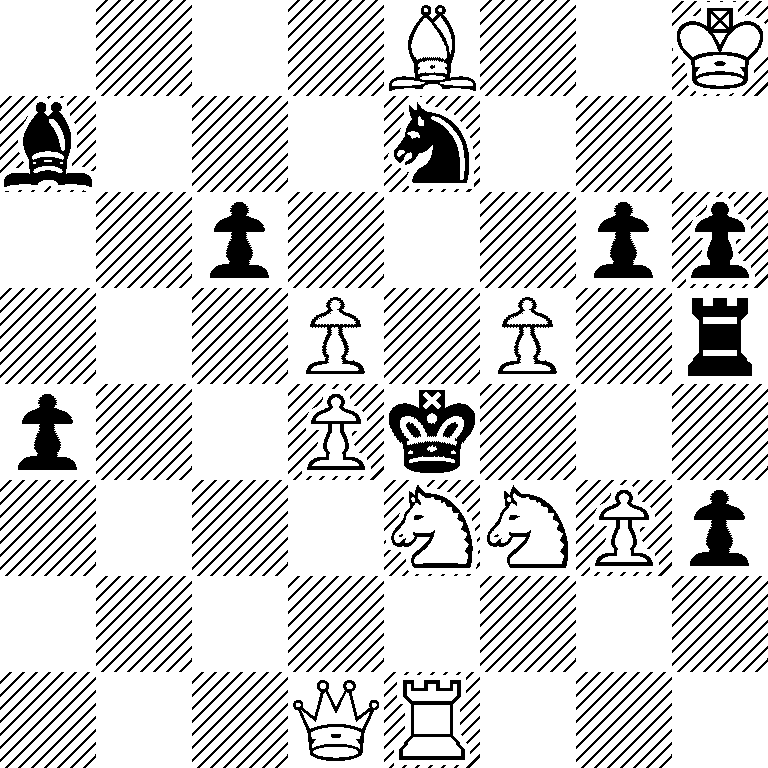 4B2K/b3n3/2p3pp/3P1P1r/p2Pk3/4NNPp/8/3QR3
