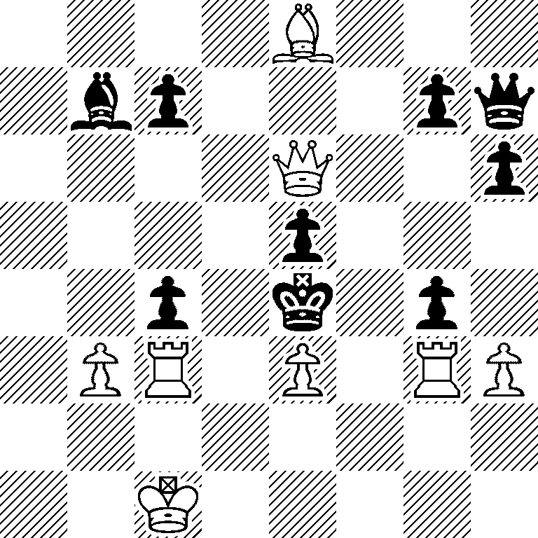 4B3/1bp3pq/4Q2p/4p3/2p1k1p1/1PR1P1RP/8/2K5
