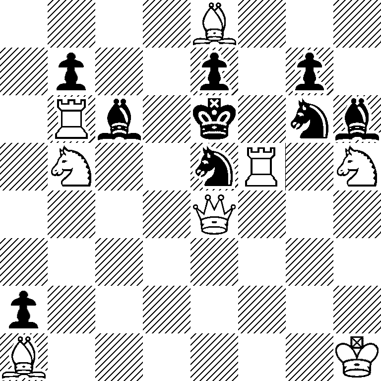 4B3/1p2p1p1/1Rb1k1nb/1N2nR1N/4Q3/8/p7/B6K