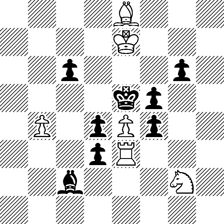 4B3/4K3/2p3p1/4kp2/1P1pPp2/3pR3/2b3N1/8