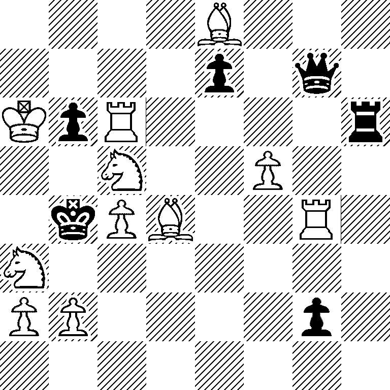 4B3/4p1q1/KpR4r/2N2P2/1kPB2R1/N7/PP4p1/8