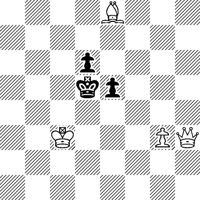 4B3/8/3p4/3kp3/8/2K3PQ/8/8