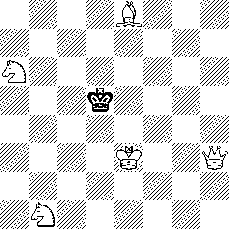 4B3/8/N7/3k4/8/4K2Q/8/1N6