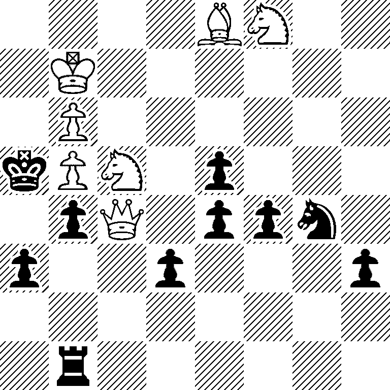 4BN2/1K6/1P6/kPN1p3/1pQ1ppn1/p2p3p/8/1r6