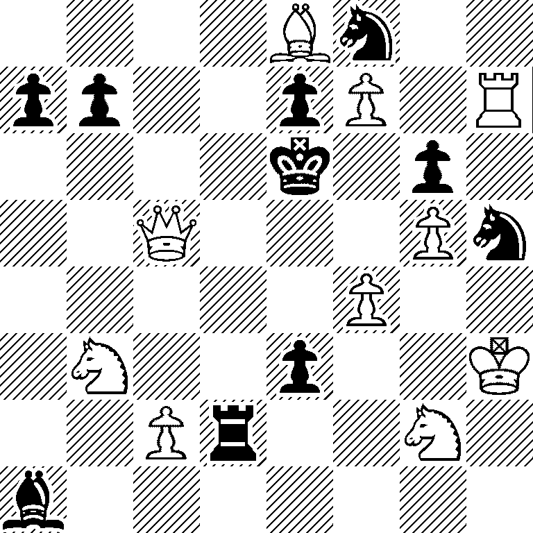 4Bn2/pp2pP1R/4k1p1/2Q3Pn/5P2/1N2p2K/2Pr2N1/b7