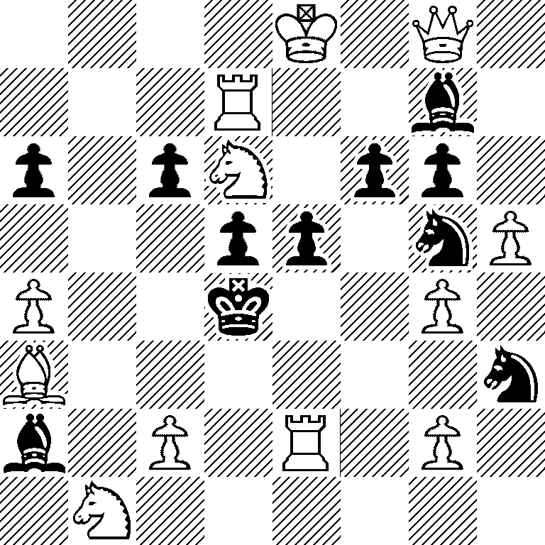 4K1Q1/3R2b1/p1pN1pp1/3pp1nP/P2k2P1/B6n/b1P1R1P1/1N6