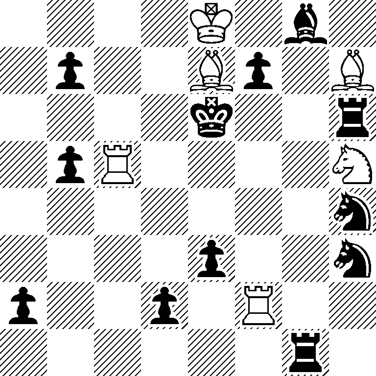 4K1b1/1p2Bp1B/4k2r/1pR4N/7n/4p2n/p2p1R2/6r1