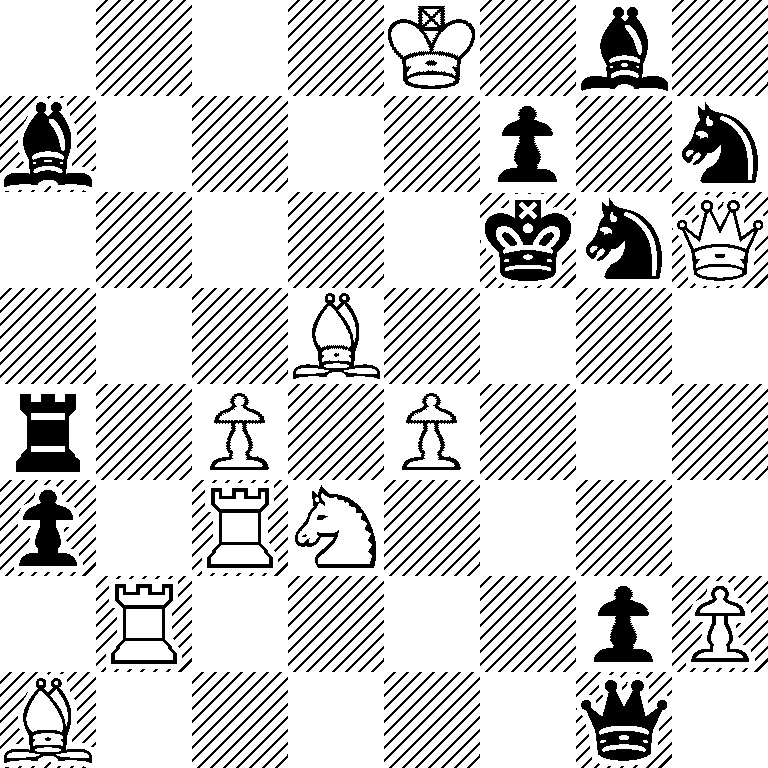 4K1b1/b4p1n/5knQ/3B4/r1P1P3/p1RN4/1R4pP/B5q1