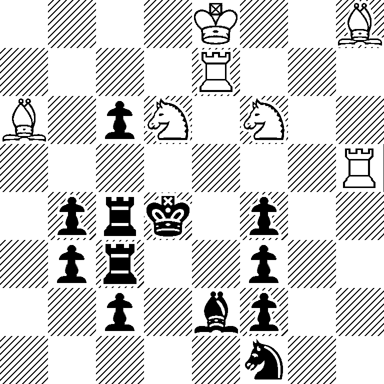 4K2B/4R3/B1pN1N2/7R/1prk1p2/1pr2p2/2p1bp2/5n2