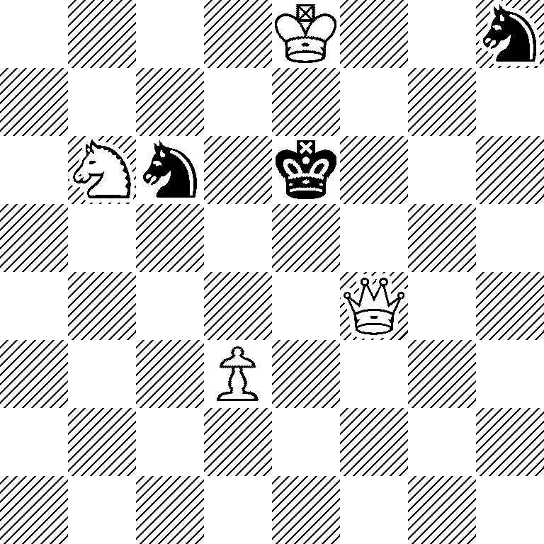 4K2n/8/1Nn1k3/8/5Q2/3P4/8/8