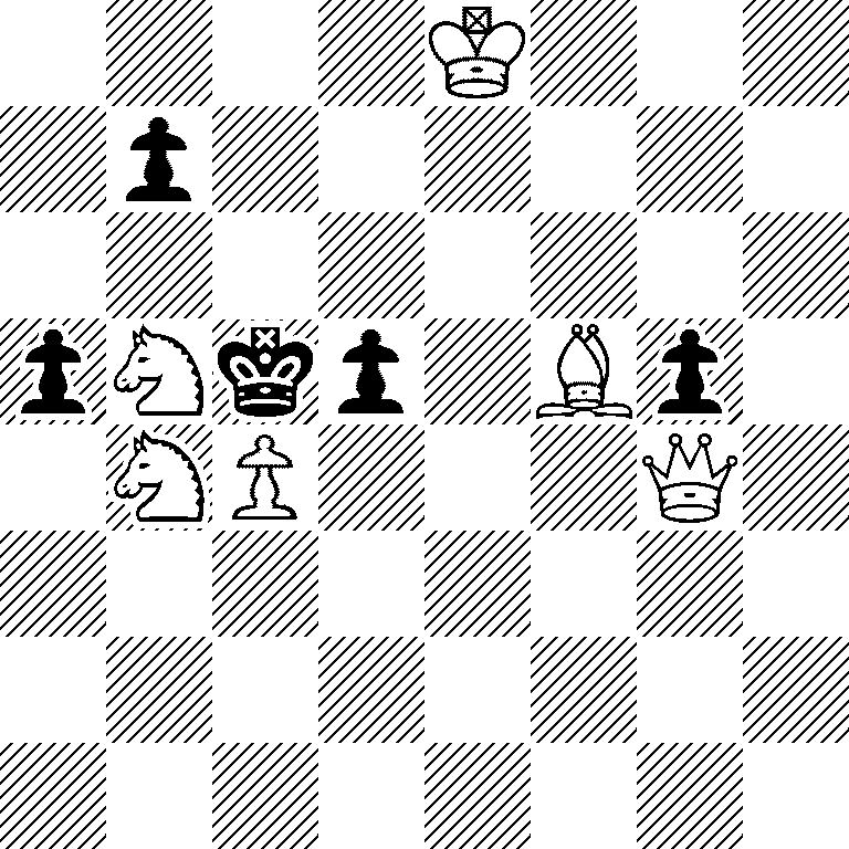 4K3/1p6/8/pNkp1Bp1/1NP3Q1/8/8/8