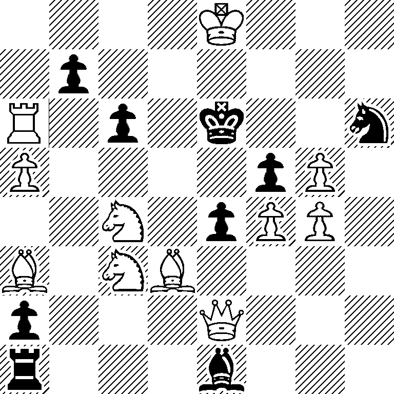 4K3/1p6/R1p1k2n/P4pP1/2N1pPP1/B1NB4/p3Q3/r3b3