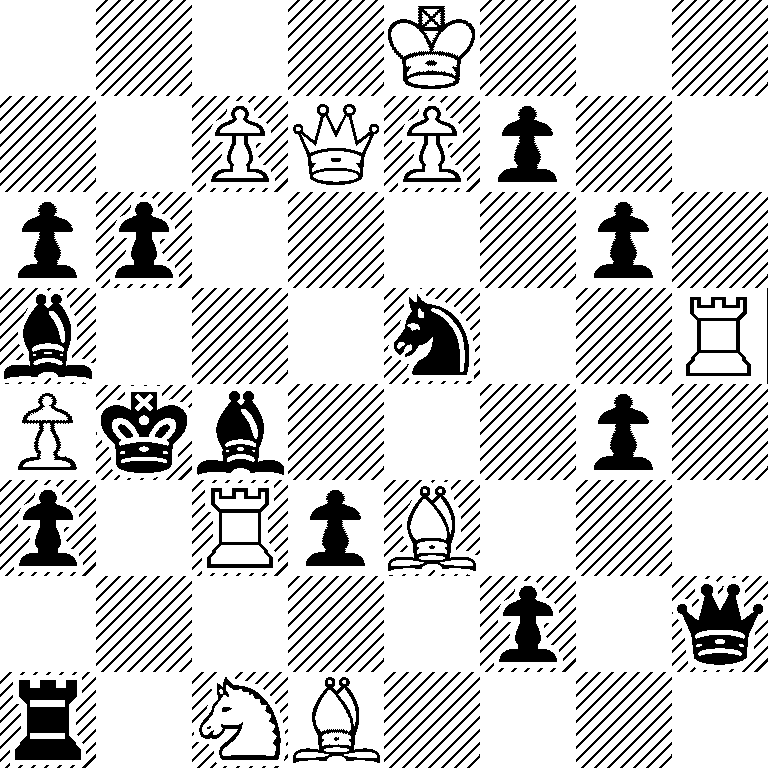 4K3/2PQPp2/pp4p1/b3n2R/Pkb3p1/p1RpB3/5p1q/r1NB4