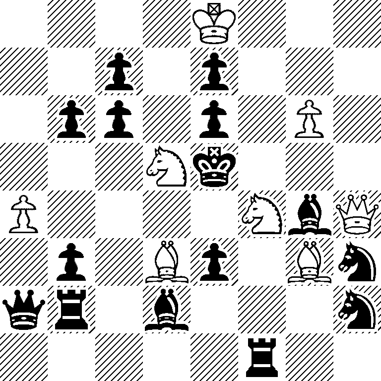 4K3/2p1p3/1pp1p1P1/3Nk3/P4NbQ/1p1Bp1Bn/qr1b3n/5r2