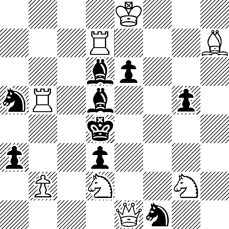 4K3/3R3B/3bp3/nR1b2p1/3k4/p2p4/1P1N2N1/4Qn2