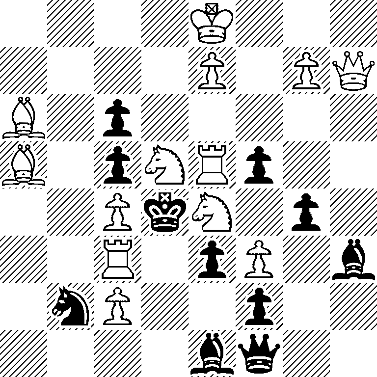 4K3/4P1PQ/B1p5/B1pNRp2/2PkN1p1/2R1pP1b/1nP2p2/4bq2