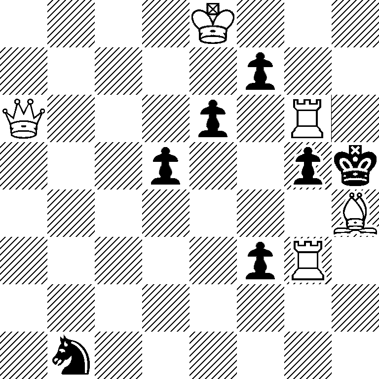 4K3/5p2/Q3p1R1/3p2pk/7B/5pR1/8/1n6