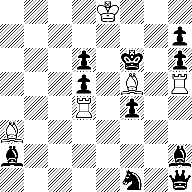 4K3/7p/3p1k1p/3p1B1R/3R1p2/B7/b6b/5n1q