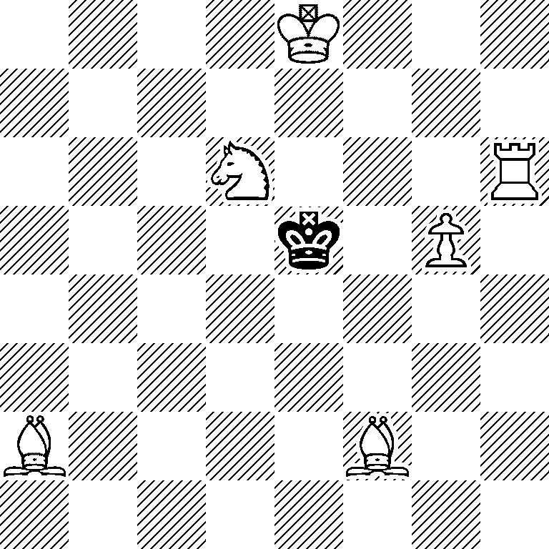 4K3/8/3N3R/4k1P1/8/8/B4B2/8