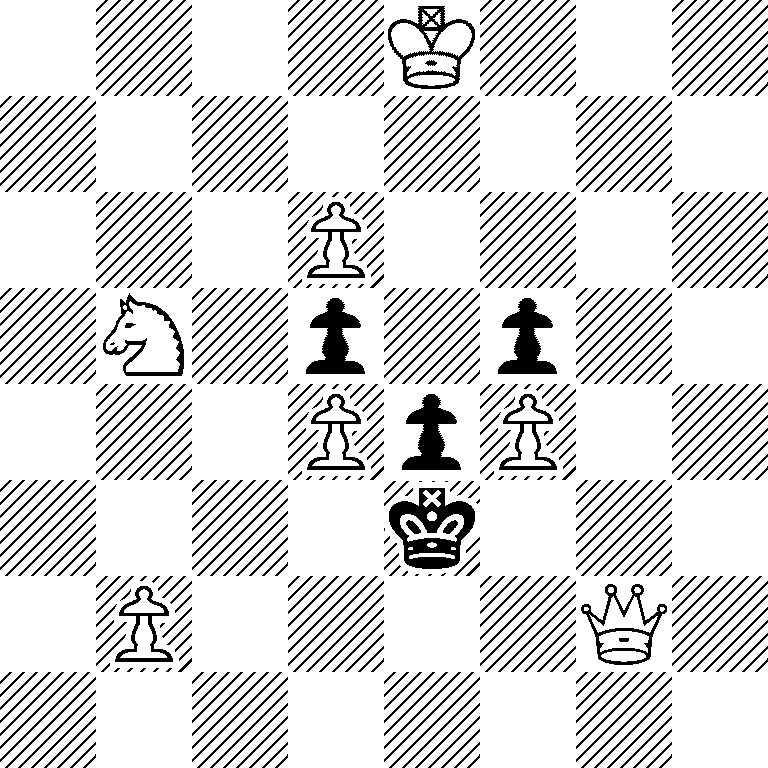 4K3/8/3P4/1N1p1p2/3PpP2/4k3/1P4Q1/8