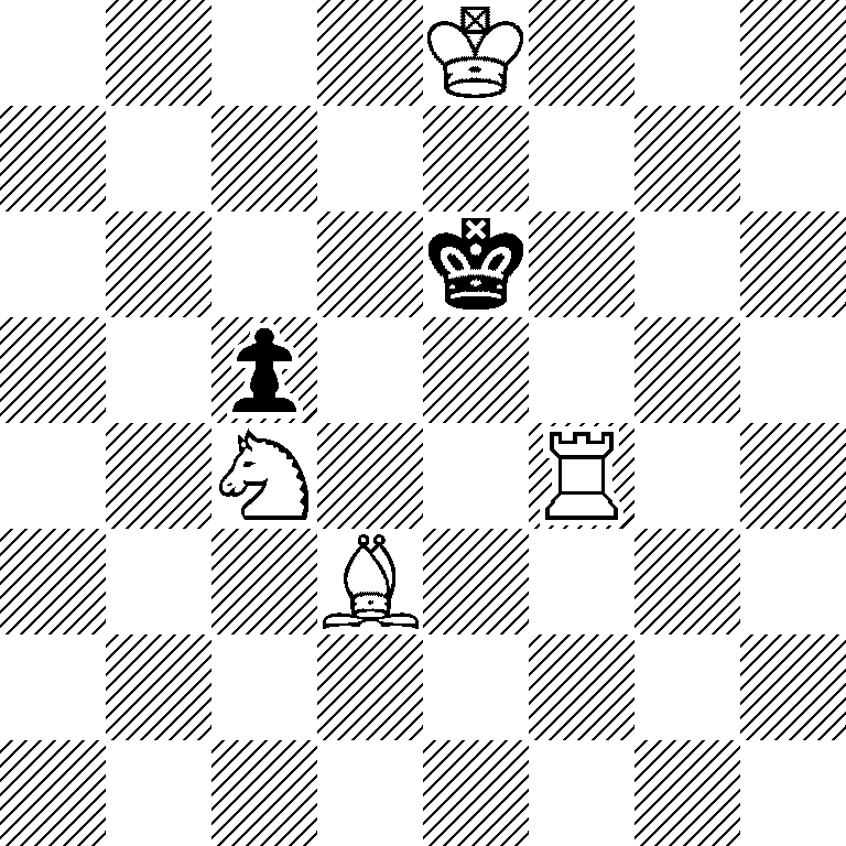 4K3/8/4k3/2p5/2N2R2/3B4/8/8