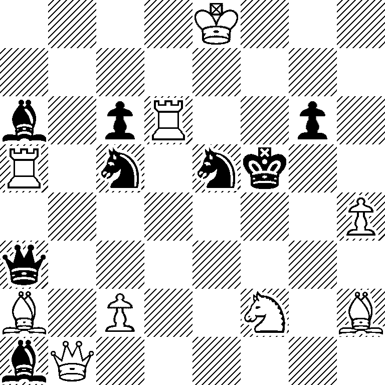 4K3/8/b1pR2p1/R1n1nk2/7P/q7/B1P2N1B/bQ6