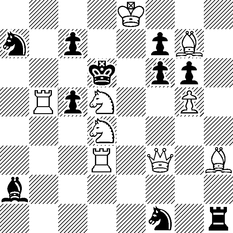 4K3/n1p2pB1/3k1pp1/1RpN2P1/3N4/3R1Q1B/b7/5n1r