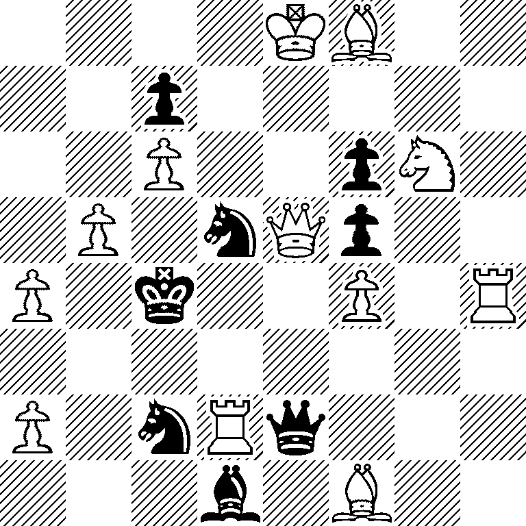 4KB2/2p5/2P2pN1/1P1nQp2/P1k2P1R/8/P1nRq3/3b1B2