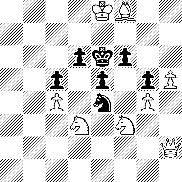 4KB2/8/3pkp2/2p1p1pP/2P1n1P1/3N1N2/7Q/8