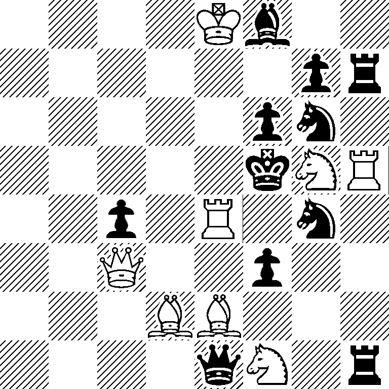 4Kb2/6pr/5pn1/5kNR/2p1R1n1/2Q2p2/3BB3/4qN1r