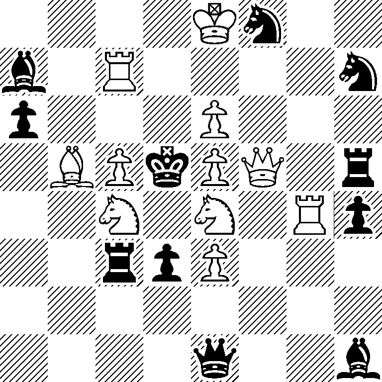 4Kn2/b1R4n/p3P3/1BPkPQ1r/2N1N1Rp/2rpP3/8/4q2b